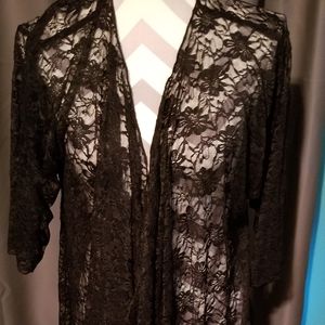NWOT, LULAROE BLACK LACE SARAH